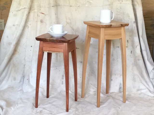 Two Cup of Coffee Tables With China